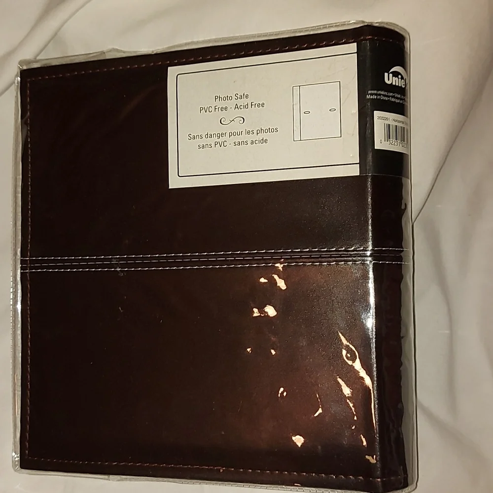 Photo Album Dark Brown Leather - Picture 3 of 4